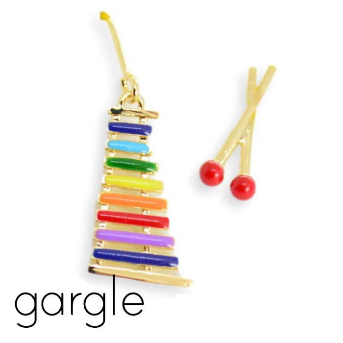 ピアス gargle ガーグル カラフル木琴 PL15378 2509 swaps