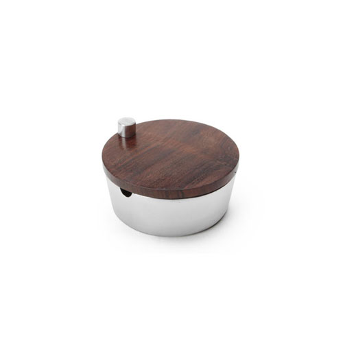 ߥ˥ॢȥ쥤 åɥС 83542 Aluminium Ashtray woodcover  ե դ  ...