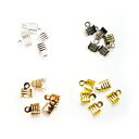 ひも止め(カシメ) 10個セット 全4色 ハンドメイド用金具 かしめ 紐 カツラ ひも留め ヒモ留め【RCP】