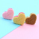 ハート型クッキー チョコ・いちご・プレーン 3個セット☆スイーツデコ 貼り付けパーツ