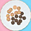 カラフルなトッピングのチョコレートクッキー 5個セット★スイーツデコパーツ