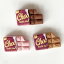 3種類の紙を破ってかじられたチョコ 3個セット★スイーツデコパーツ 割れチョコレート ダーク ミルク ストロベリー いちご 苺 イチゴ