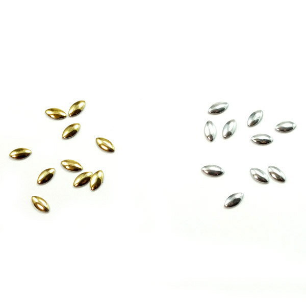 レジンやネイルアートに!スタッズっぽい小さめパーツ 葉っぱ形【RCP】