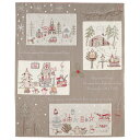 (by00482) 【予約販売】冬の世界完全版 フランス製 中級者向け 刺繍キット セット 手芸 練習 ステッチ エンブロイダリー クロスステッチ 図案印刷 壁...