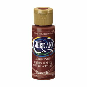 【アクリル絵具】219 ヘリテイジブリック アメリカーナ 2oz/59ml Americana 塗料 デコアート DecoArt 絵の具 アクリルカラー 鮮やか...