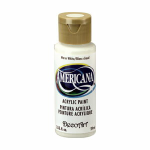 【アクリル絵具】239 ウォームホワイト アメリカーナ 2oz/59ml Americana 塗料 デコアート DecoArt 絵の具 アクリルカラー 鮮やか ...