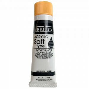 (bdli10561)【アクリル絵具】リキテックスソフト アイボリーブラック 20ml liquitex 塗料 絵具 絵の具 ..