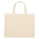 ar45505 布バッグ A4 横 エコバッグ デコ土台 素材 材料 生成り オフホワイト 無地 キャンバス風 お買い物バッグ バック