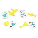 ar5649 作ってシルエットゲーム プログラミング 思考 育成 知育玩具 おもちゃ 幼稚園 保育園 小学生 子ども 形合わせ