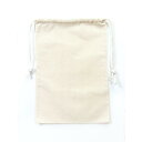 ar97267 布バッグ 巾着 Lサイズ エコバッグ デコ土台 素材 材料 生成り オフホワイト 無地 キャンバス風 お買い物バッグ バック