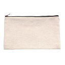 ar92217 キャンバス ポーチ キャンバス地 帆布 デコ土台 素材 材料 生成り オフホワイト 無地 筆箱 小物入れ