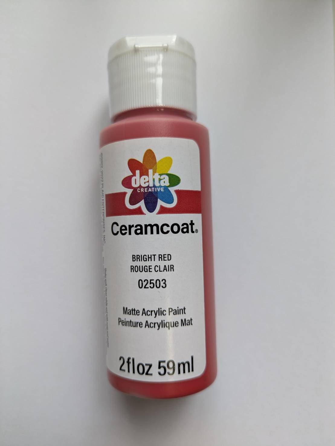 <アウトレット>液漏れあり アクリル絵具 セラムコート デルタ 59ml レッド 1本 塗料 絵具 絵の具 アクリル カラー 鮮やか ペイント イラスト 画材 ...