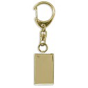 【高品質日本製 10セット予約販売】No.21 キーホルダー(スクエア) ゴールド ミール皿 土台 19×30mm