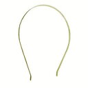 (★YDH-7909g)【高品質1コ販売】 カチューシャ台 ベース ゴールド 4mm幅 ヘアアクセサリー 金属 髪飾り デコ土台 台座
