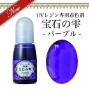 【宝石の雫】パープル UVレジン 専用 着色剤 パジコ PADICO カラーレジン クラフト ジュエルラビリンス 10ml レジン液に混ぜて ハンドメイド
