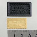 (ka715t) ★粘土専用★ モールド 【メッセージシリーズ】スイートコレクション ミニハーフD プレート 文字 粘土 クレイアート ハンドメイド