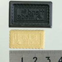 (ka723t) ★粘土専用★ モールド 【メッセージシリーズ】ハンドメイド ミニハーフD プレート 文字 粘土 クレイアート 粘土用