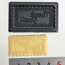 (ka711tl) ★粘土専用★ モールド 【メッセージシリーズ】サンキュー ミニD Lサイズ プレート ありがとう 文字 粘土 クレイアート 粘土用