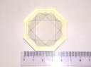 (sn584)シリコンモールド ペンダント オクタゴン型 アクセサリー ハンドメイドに
