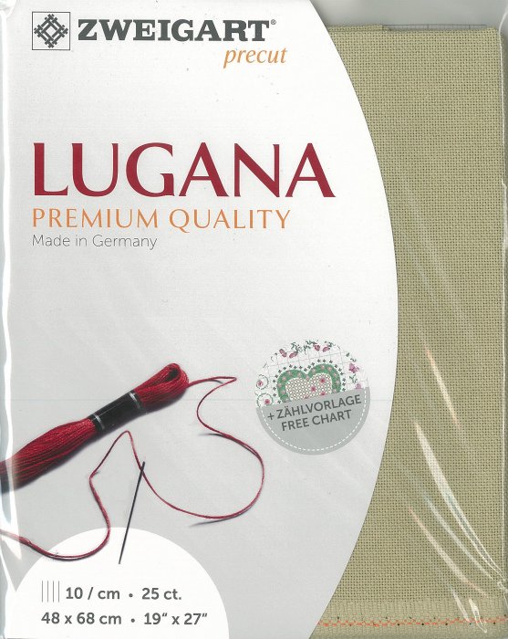 (kaz25-309）ツバイガルト 25カウント 色番号309 ルガナ プリカット 刺繍布 刺しゅう布 ししゅう 生地 ドイツ製 ヨーロッパ製 刺繍用生地 ZWEIGART zweigart