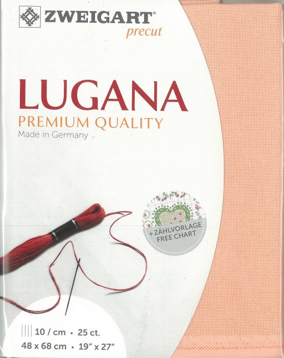 (kaz25-4094）ツバイガルト 25カウント 色番号4094 ルガナ プリカット 刺繍布 刺しゅう布 ししゅう 生地 ドイツ製 ヨーロッパ製 刺繍用生地 ZWEIGART zweigart