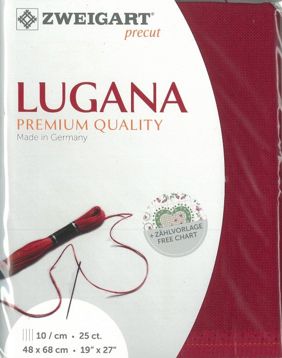 (kaz25-906）ツバイガルト 25カウント 色番号906 ルガナ プリカット 刺繍布 刺しゅう布 ししゅう 生地 ドイツ製 ヨーロッパ製 刺繍用生地 ZWEIGART zweigart