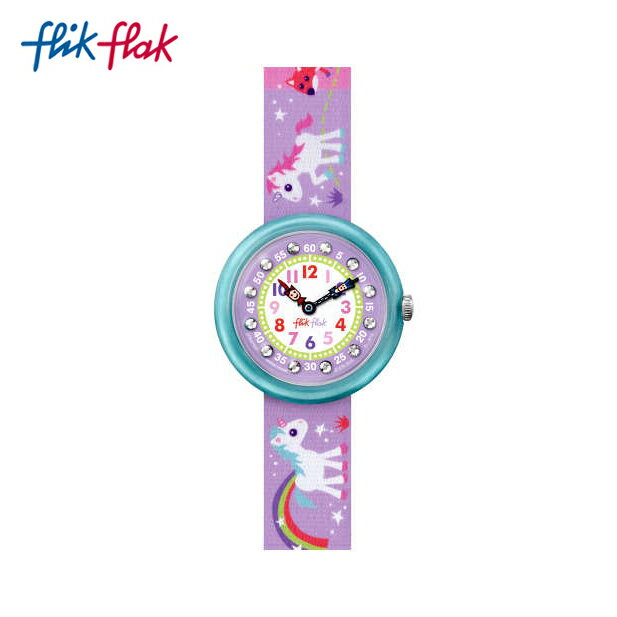 【公式ストア】Flik Flak フリックフラック MAGICAL UNICORNS マジカル・ユニコーン FBNP033 Swatch(スウォッチ) Story Time(ストーリータイム) 【送料無料】(素材)ベルト：繊維