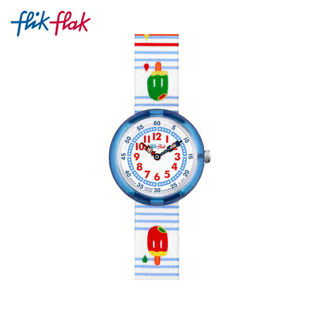 【公式ストア】Flik Flak フリックフラック ICY PARTY アイシー・パーティー FBNP020CSwatch(スウォッチ) Story Time(ストーリータイム) 【送料無料】(素材)ベルト：繊維