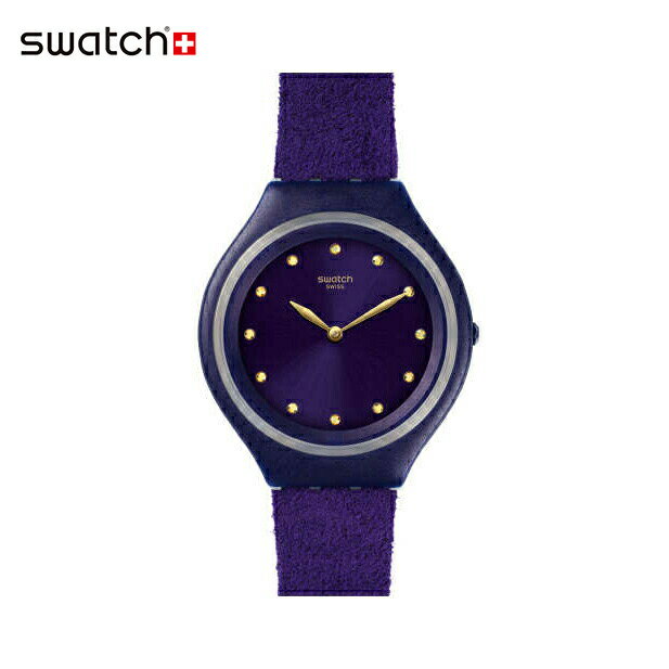 楽天スウォッチ公式オンラインストア【公式ストア】Swatch スウォッチ SKINVIOLET スキンバイオレット SVUV102SKIN（スキン） Skin Big（スキンビッグ） 【送料無料】（素材）ベルト：合成 皮革 ケース：プラスティック