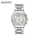 スウォッチ アイロニー 腕時計（レディース） 【公式ストア】Swatch スウォッチ SILVER RING シルバーリング YCS604GIrony(アイロニー) Irony Chrono(アイロニークロノ) 【送料無料】ベルト：ステンレス製(調節可能) ケース：ステンレス