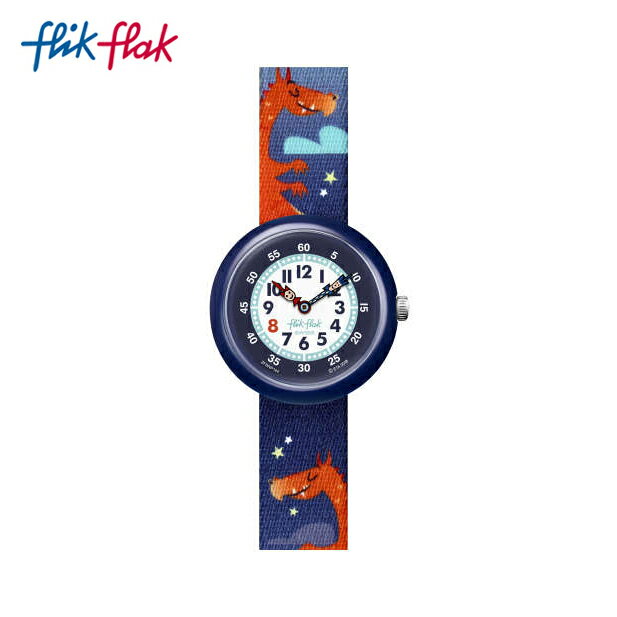 楽天スウォッチ公式オンラインストア【公式ストア】Flik Flak フリックフラック DRAGGY FBNP144Swatch（スウォッチ） 【送料無料】（素材）ベルト：繊維 ケース：プラスティックキッズ ボーイズ ガールズ 腕時計 人気