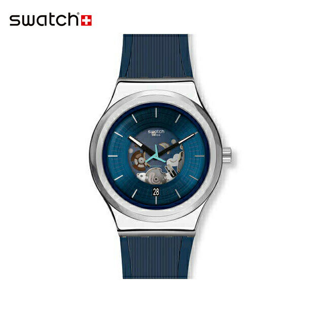 【公式ストア】Swatch スウォッチ BLURANG ブルーラング YIS430Originals(オリジナルズ) Sistem51 Irony(システム51・アイロニー) 【送料無料】ベルト：ゴム製 ケース：ステンレススチール