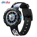 【公式ストア】Flik Flak フリックフラック MOON AND BACK ムーン・アンド・バック FPSP057Swatch(スウォッチ) Power Time 7+(パワー・タイム・7+) 【送料無料】(素材)ベルト：再生pet ケース：プラスティックキッズ ボーイズ 腕時計 人気 定番 プレゼント その1