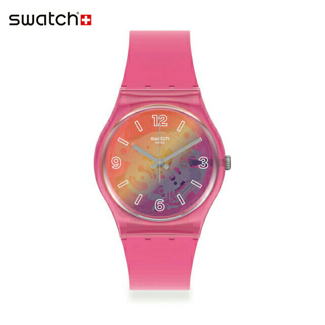 オリジナルズ 【公式ストア】Swatch スウォッチ ORANGE DISCO FEVER オレンジ・ディスコ・フィーバー GP174Originals(オリジナルズ) Gent(ジェント) 【送料無料】(素材)ベルト：シリコン ケース：プラスティックレディース 腕時計 人気 定番 プレゼント