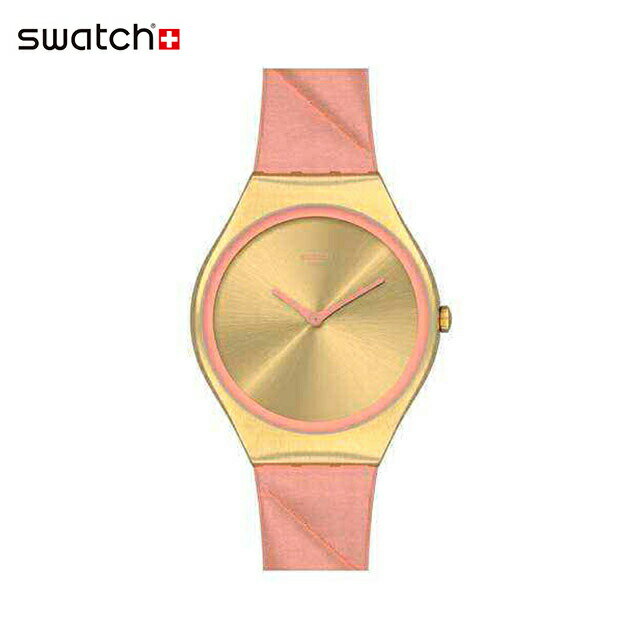 オリジナルズ 【公式ストア】Swatch スウォッチ BLUSH QUILTED ブラッシュ・キルテッド SYXG114Originals(オリジナルズ) SKIN Irony(スキン・アイロニー) 【送料無料】(素材)ベルト：皮革 ケース：ステンレススチールレディース 腕時計 人気 定番 プレゼント