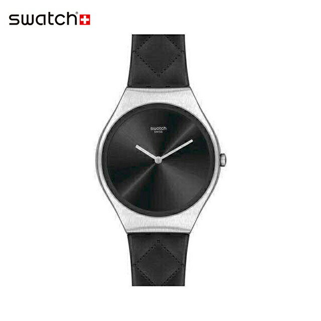 オリジナルズ 【公式ストア】Swatch スウォッチ BLACK QUILTED ブラック・キルテッド SYXS136Originals(オリジナルズ) SKIN Irony(スキン・アイロニー) 【送料無料】(素材)ベルト：皮革 ケース：ステンレススチールレディース 腕時計 人気 定番 プレゼント