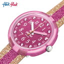 【公式ストア】Flik Flak フリックフラック SHINE IN PINK シャイン・イン・ピンク FPNP105Swatch(スウォッチ) Story Time(ストーリー・タイム) 【送料無料】(素材)ベルト：再生petキッズ ボーイズ ガールズ 腕時計 人気 定番 プレゼント･･･