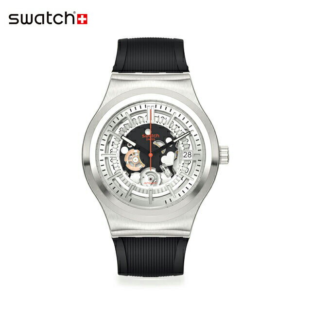 【公式ストア】Swatch スウォッチ SISTEM THROUGH AGAIN システム・スルー・アゲイン YIS431Originals(オリジナルズ) Sistem51 Irony(システム51・アイロニー) 【送料無料】(素材)ベルト：ゴム製メンズ レディース 腕時計 人気 定番 プレゼント