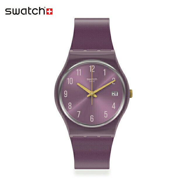 楽天スウォッチ公式オンラインストア【公式ストア】Swatch スウォッチ PEARLYPURPLE パーリーパープル GV403Originals（オリジナルズ） Gent（ジェント） 【送料無料】（素材）ベルト：シリコン ケース：プラスティックメンズ レディース 腕時計 人気 定番 プレゼント