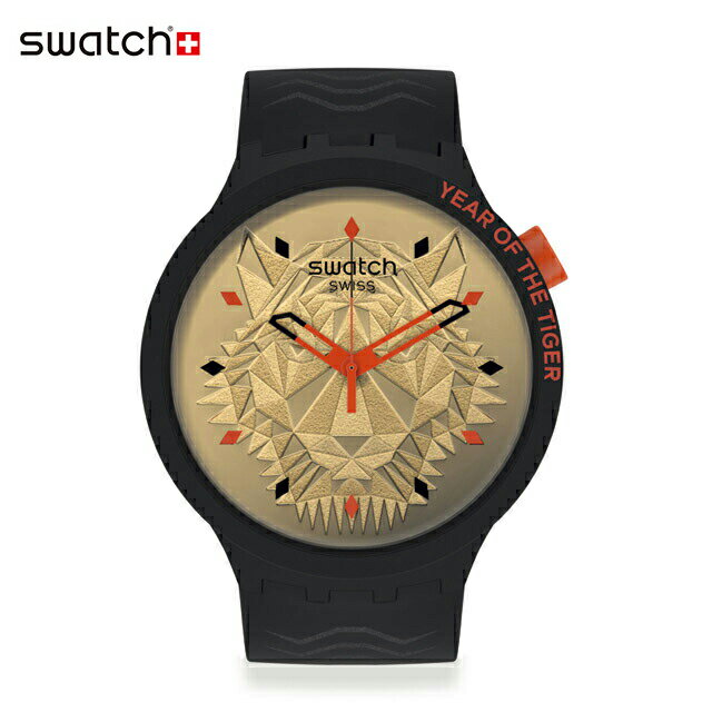 【公式ストア】Swatch スウォッチ TIGER POWER 2022 タイガー・パワー・2022 SB03Z102Originals(オリジナルズ) BIG BOLD(ビッグ・ボールド) 【送料無料】(素材)ベルト：バイオ由来素材 ケース：bioceramicメンズ レディース 腕時計 人気 定番 プレゼント