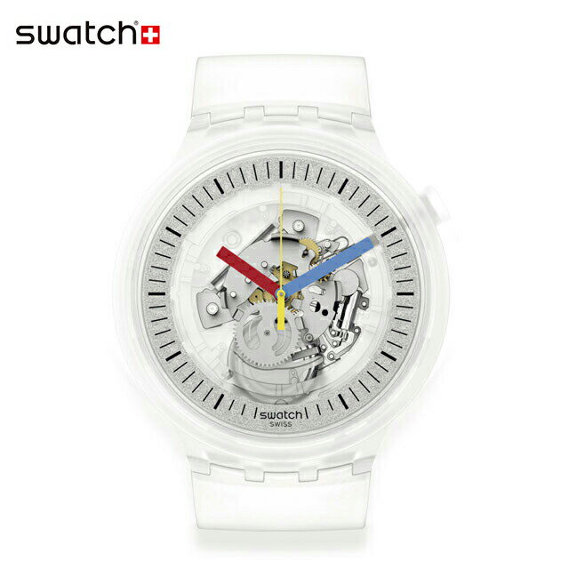 Swatch スウォッチ CLEARLY BOLD クリアリー・ボールド SB01K100Originals(オリジナルズ) BIG BOLD(ビックボールド) (素材)ベルト：シリコン ケース：プラスティックメンズ レディース 腕時計 人気 定番 プレゼント