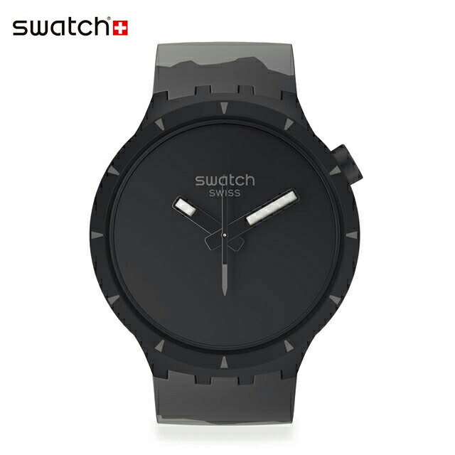 スウォッチ 腕時計（メンズ） 【公式ストア】Swatch スウォッチ BIG BOLD BIOCERAMIC BASALT ビッグ・ボールド・バイオセラミック・ SB03B110Originals(オリジナルズ) BIG BOLD(ビッグ・ボールド) 【送料無料】メンズ レディース 腕時計 人気 定番 プレゼント