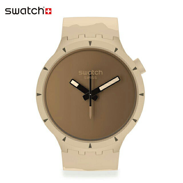 スウォッチ 腕時計（メンズ） 【公式ストア】Swatch スウォッチ BIG BOLD BIOCERAMIC DESERT ビッグ・ボールド・バイオセラミック・ SB03C101Originals(オリジナルズ) BIG BOLD(ビッグ・ボールド) 【送料無料】メンズ レディース 腕時計 人気 定番 プレゼント