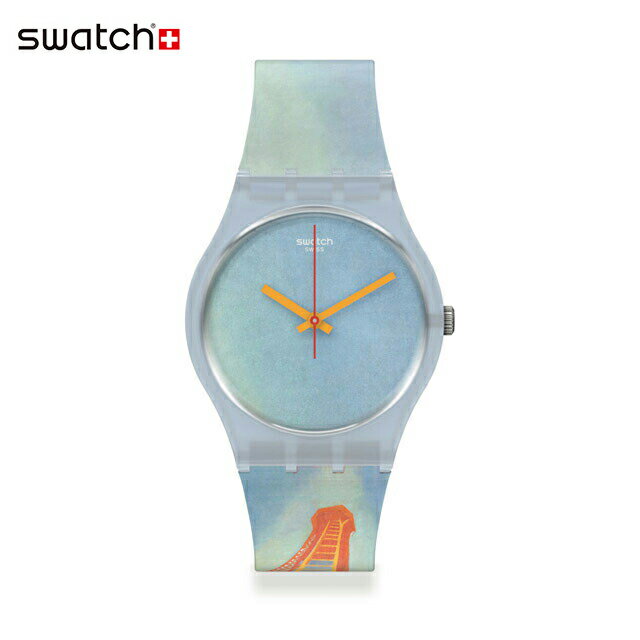 スウォッチ 腕時計（メンズ） 【公式ストア】Swatch スウォッチ EIFFEL TOWER, BY ROBERT DELAUNAY エッフェル・タワー・バイ・ロベールドローネー GZ357Originals(オリジナルズ) Gent(ジェント) 【送料無料】(素材)ベルト：シリコンメンズ レディース 腕時計 人気 定番 プレゼント