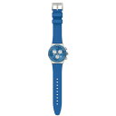 【公式ストア】Swatch スウォッチ BLUE IS ALL ブルー・イズ・オール YVS485Originals(オリジナルズ) New Irony Chrono(ニュー・アイロニー・クロノ) 【送料無料】(素材)ベルト：ゴム製 ケース：ステンレススチールメンズ 腕時計 人気 定番 プレゼント