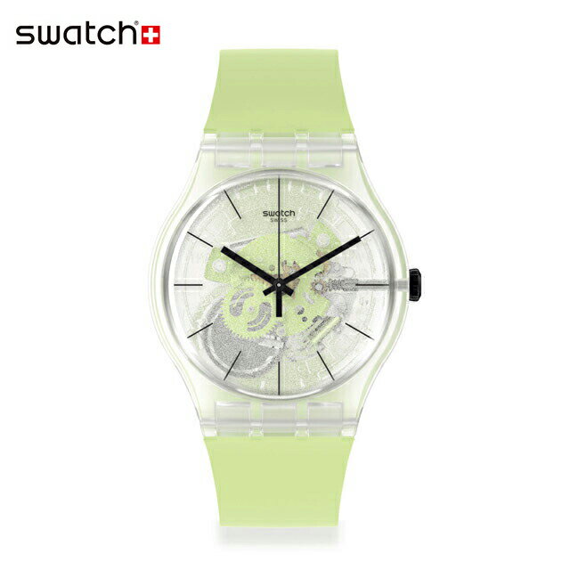 スウォッチ 腕時計（メンズ） 【公式ストア】Swatch スウォッチ GREEN DAZE グリーン・デーズ SO29K106Originals(オリジナルズ) New Gent(ニュー・ジェント) 【送料無料】(素材)ベルト：シリコン ケース：バイオ由来素材メンズ レディース 腕時計 人気 定番 プレゼント