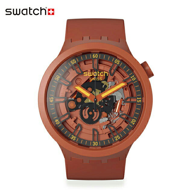 スウォッチ 腕時計（メンズ） 【公式ストア】Swatch スウォッチ SWATCH OPEN HEARTS スウォッチ・オープン・ハーツ SB01R100Originals(オリジナルズ) BIG BOLD(ビッグ・ボールド) 【送料無料】(素材)ベルト：シリコンメンズ レディース 腕時計 人気 定番 プレゼント