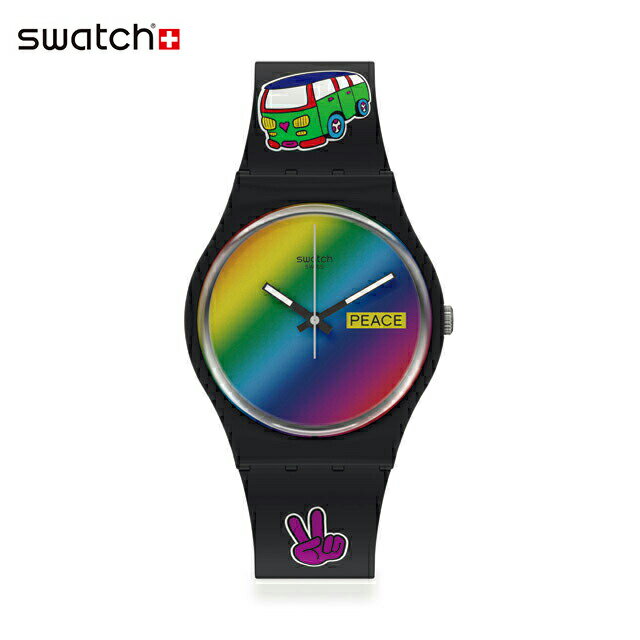 楽天スウォッチ公式オンラインストア【公式ストア】Swatch スウォッチ GO WITH THE 'BOW ゴー・ウィズ・ザ・ボウ SO31B101Originals（オリジナルズ） Gent（ジェント） 【送料無料】（素材）ベルト：シリコン ケース：bioceramicメンズ レディース 腕時計 人気 定番 プレゼント