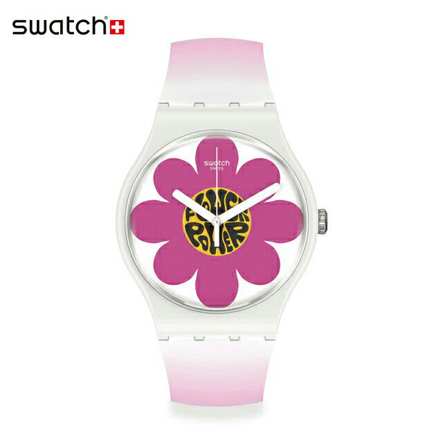 スウォッチ 腕時計（メンズ） 【公式ストア】Swatch スウォッチ FLOWER HOUR フラワー・アワー SO32M104Originals(オリジナルズ) New Gent(ニュー・ジェント) 【送料無料】(素材)ベルト：バイオ由来素材 ケース：bioceramicメンズ レディース 腕時計 人気 定番 プレゼント