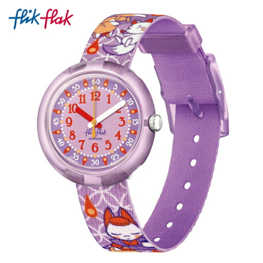 【公式】Flik Flak フリックフラック YAKO-PARADE ヤコウ・パレード FPNP123 Swatch(スウォッチ) キッズ 腕時計 女の子 かわいい パープル アナログ クオーツ 3気圧防水 【公式】Flik Flak フリックフラック YAKO-PARADE ヤコウ・パレード FPNP123 Swatch(スウォッチ) キッズ 腕時計 女の子 かわいい パープル アナログ クオーツ 3気圧防水